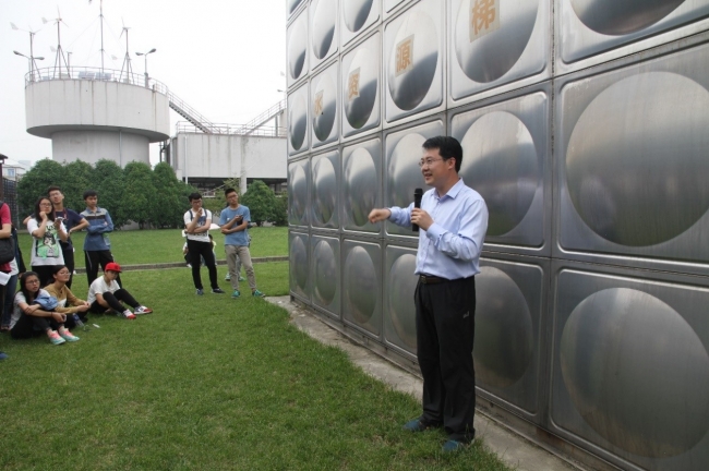 张勇老师为大家讲解中水再利用工程