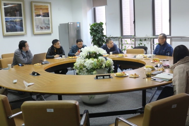 浙江海洋水产养殖研究所陈少波研究员一行来访公司