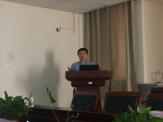 蒋林博士作报告