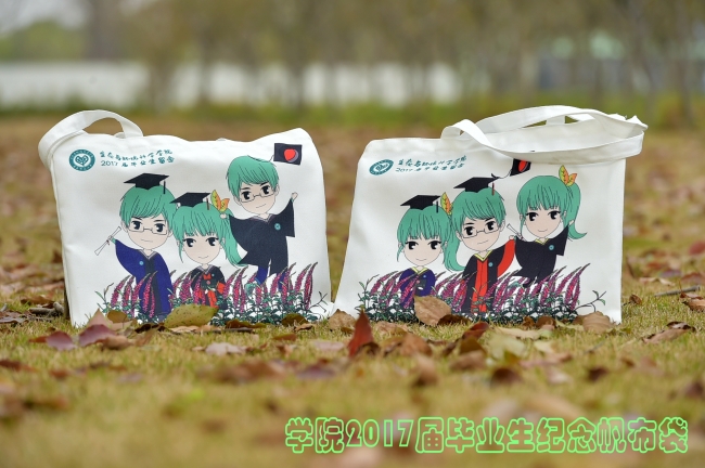 毕业生纪念帆布袋