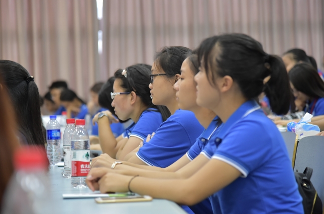 新生开学典礼现场